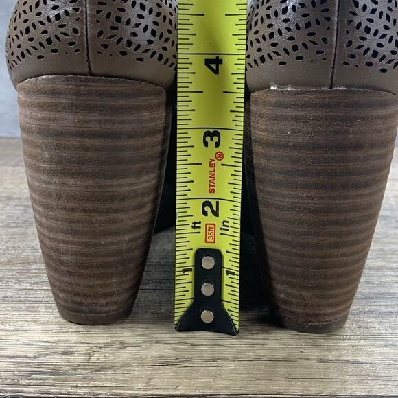 Dr. Scholls “Harlow” Wedge~Pewter~Ankle Bootie Slip On~Women's~Size 7.5W - Picture 5 of 9